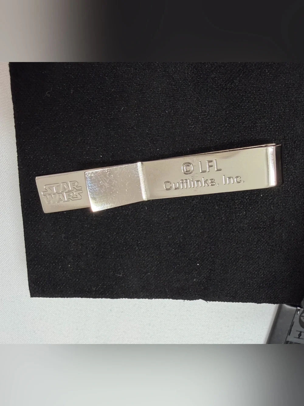 Star Wars Silver Tie Clip - Polished Metal Finish, NWOT